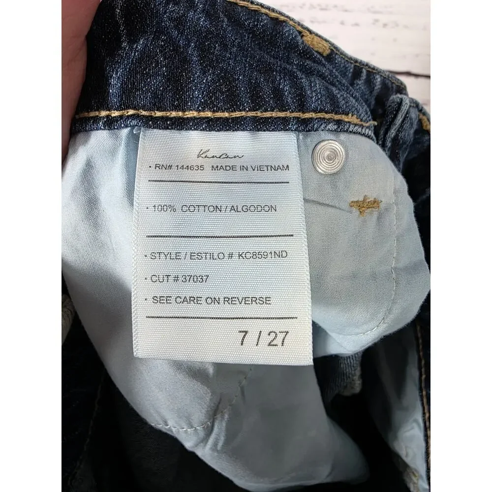 Kancan women's Denim Distressed Shorts size 7